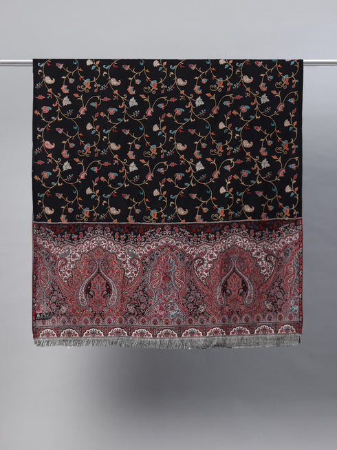 Women's Aari Embroidery Pure Wool Shawl